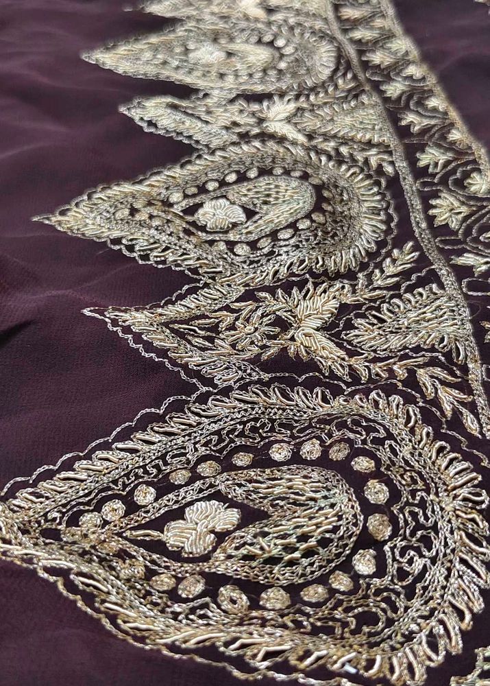 zardozi 💯 hand work 🔥 saree very beautiful ❤️