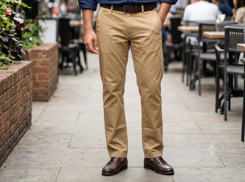 Men's Khaki Chinos