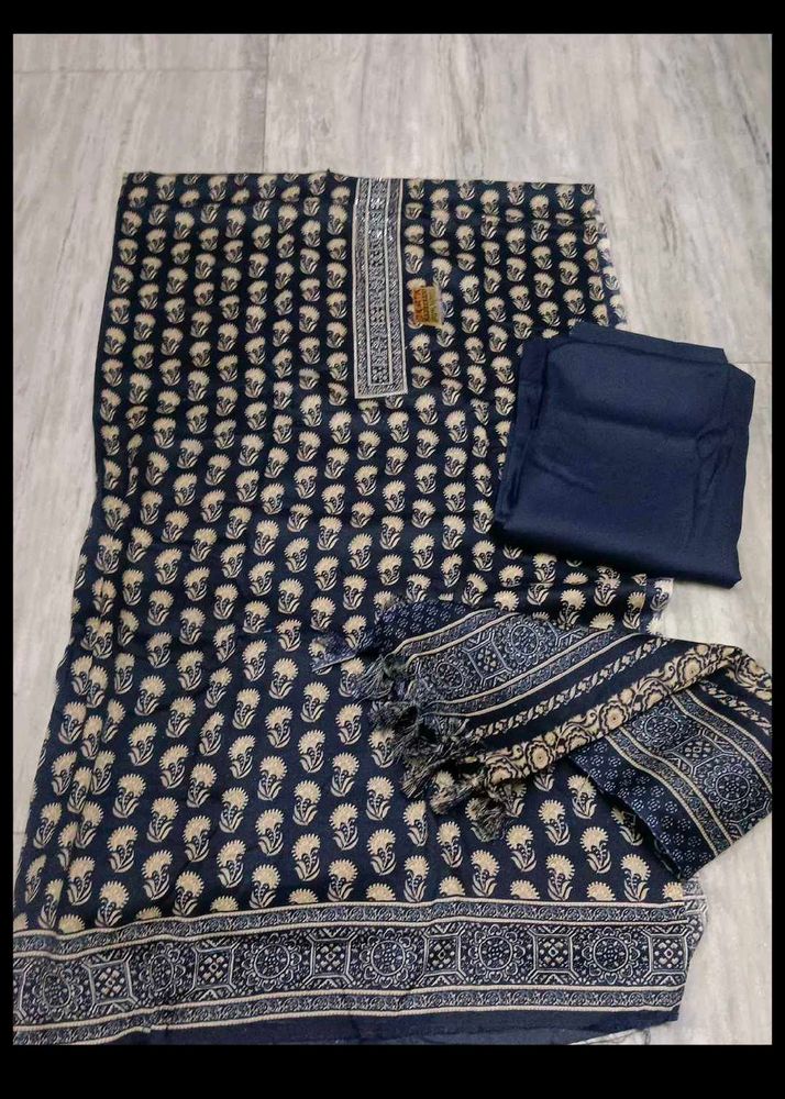 Stock Clearance Sale pashmina suit with shawl