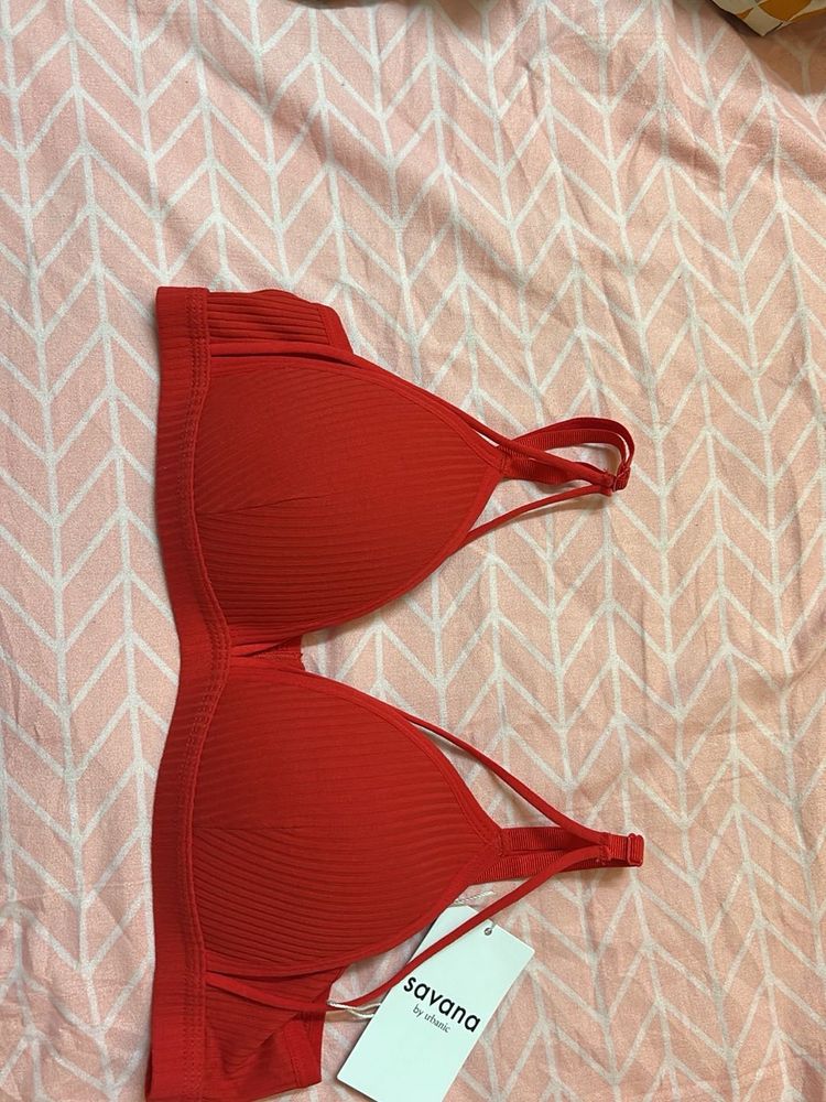 sexy red everyday bra