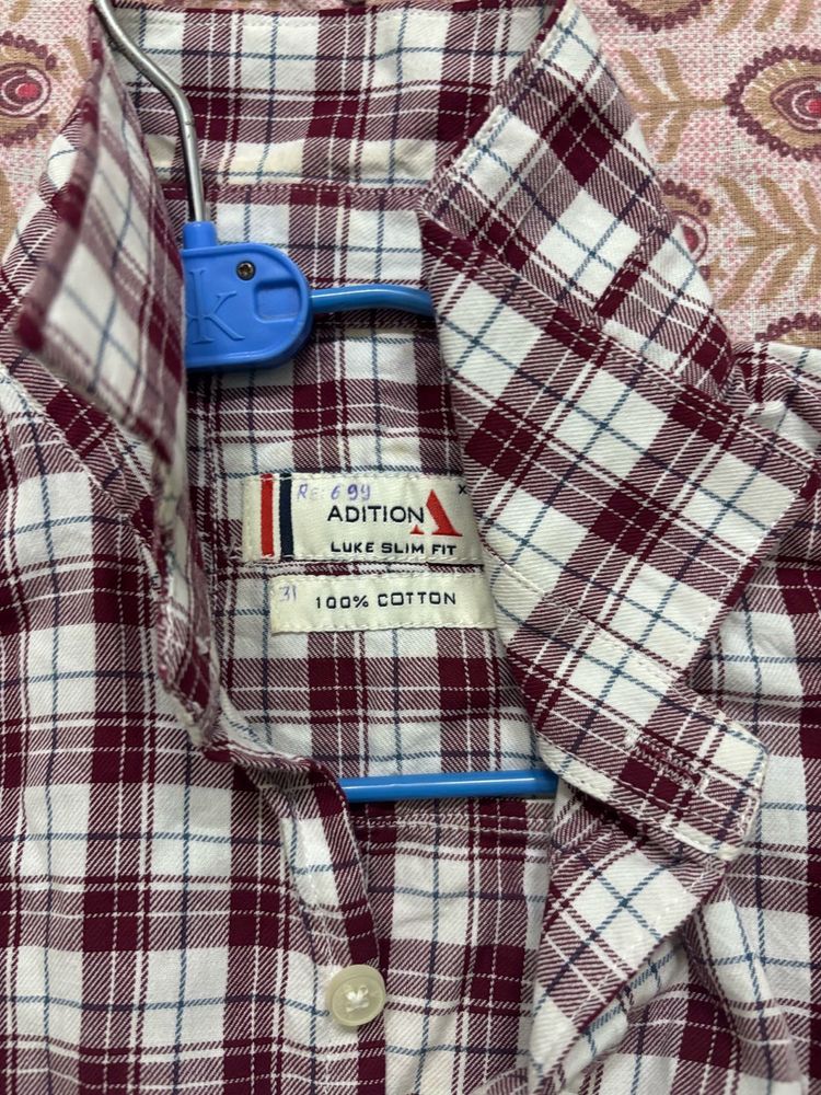 Classic Plaid Cotton Shirt