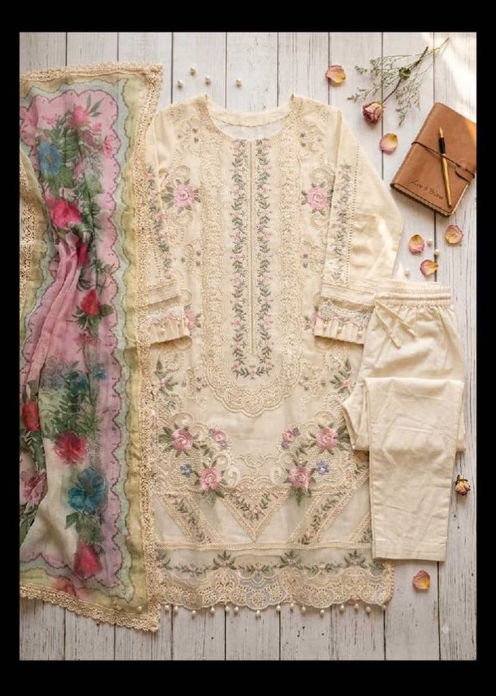 Elegant Embroidered Kurta Set with Dupatta