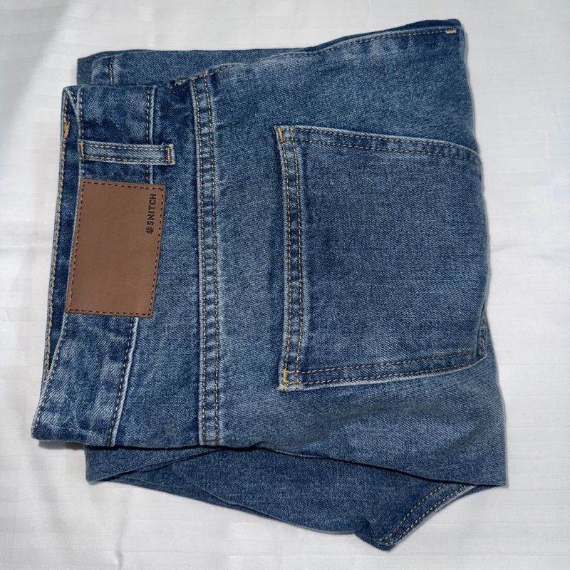 Snitch Men's Blue Denim Jeans - Size 32