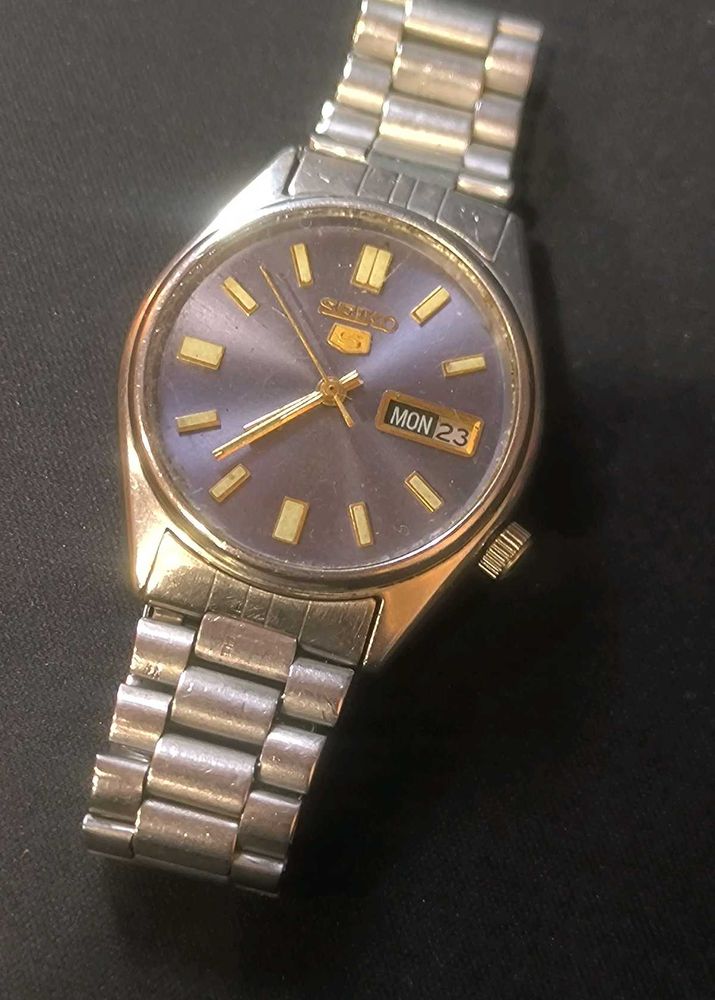 Seiko 5 Automatic Vintage Watch Working