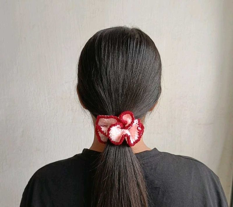 Handmade Crochet Scrunchies