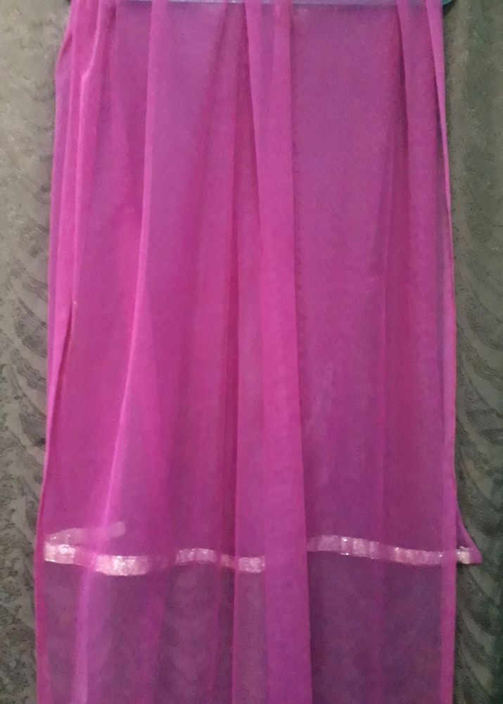 Dupatta &amp; stool net Rose design/fancy/Unique