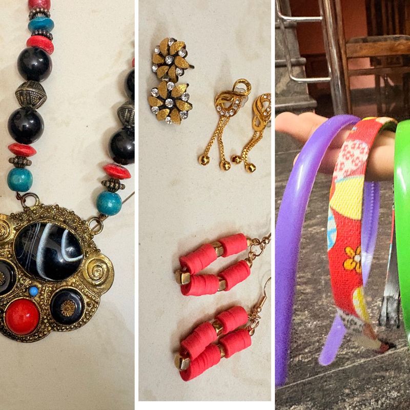 Combo offer Bohemian Necklace and Earring Set