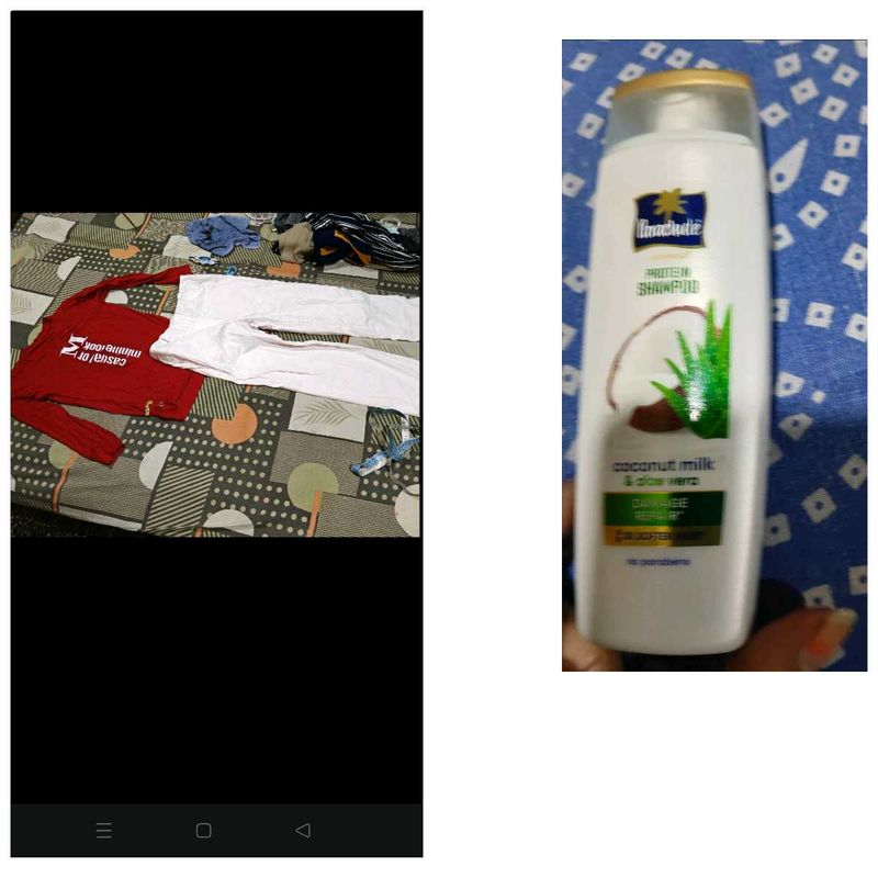 top pants and Protein Shampoo free
