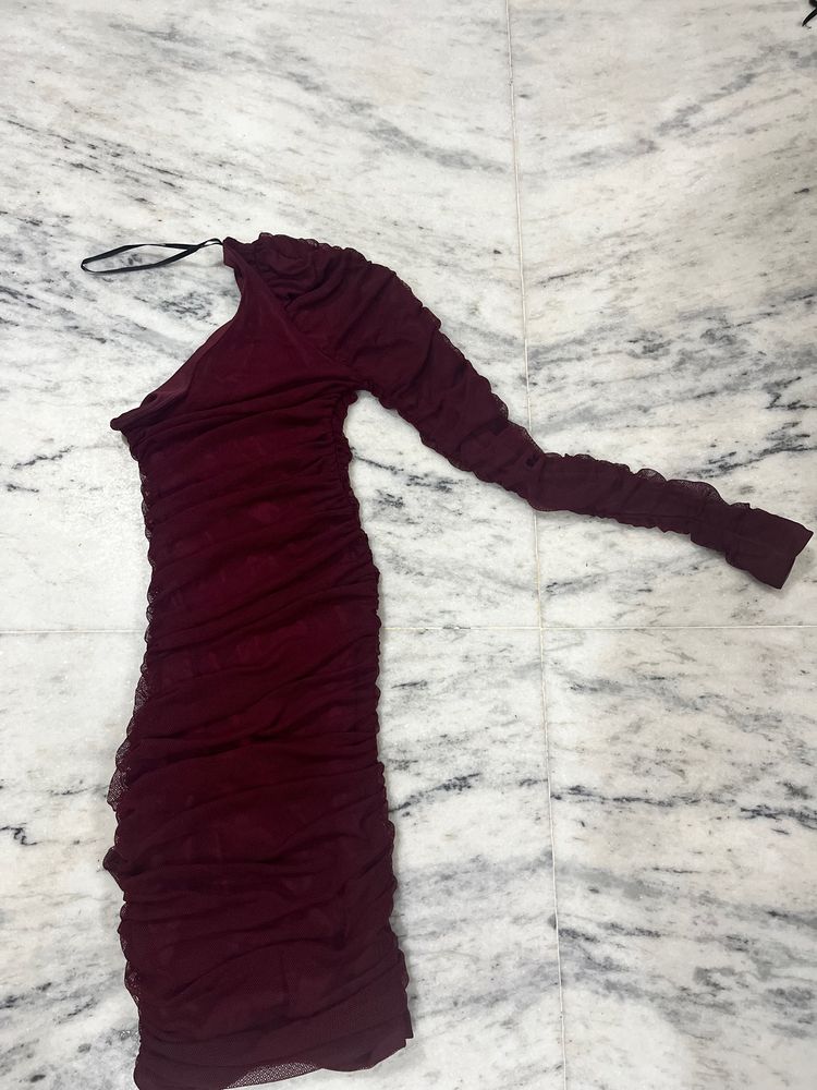 Forever21 Bodycon One Off shoulder Dress