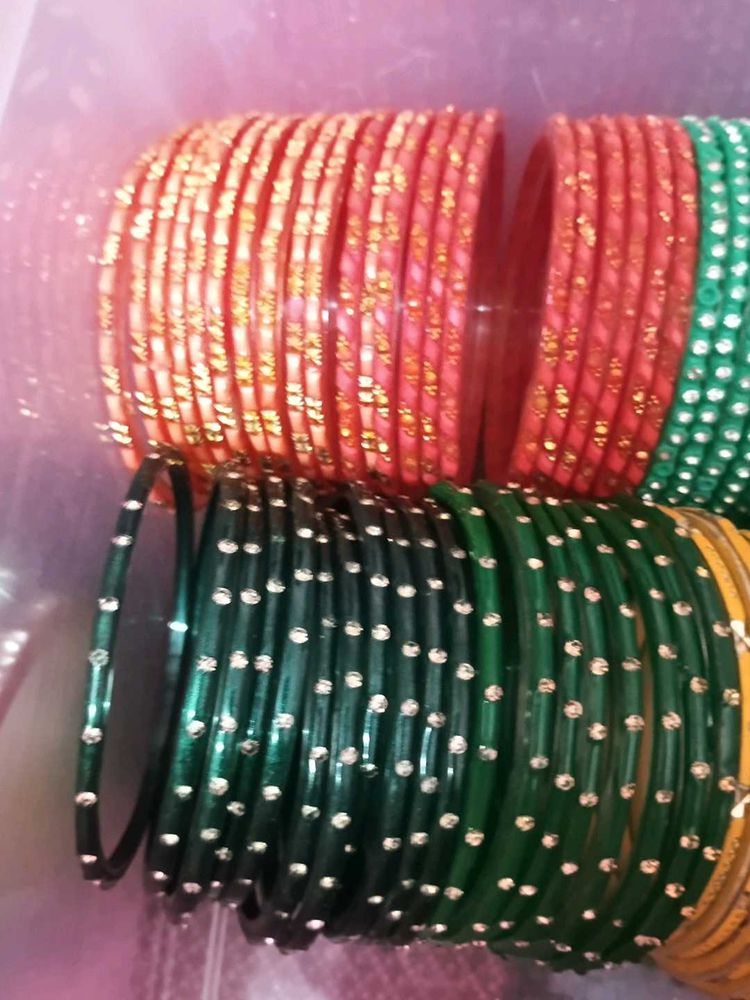 Beautiful Set of Glass Bangles