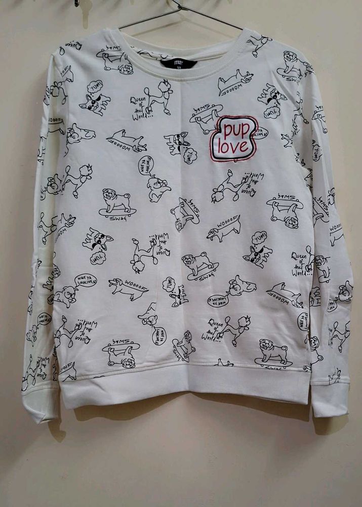 Cute Cartoon Print Sweatshirt