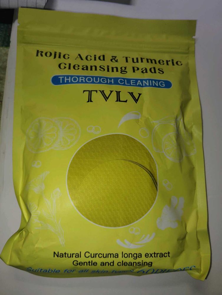 Kojic Acid &amp; Turmeric Face Cleansing Pads