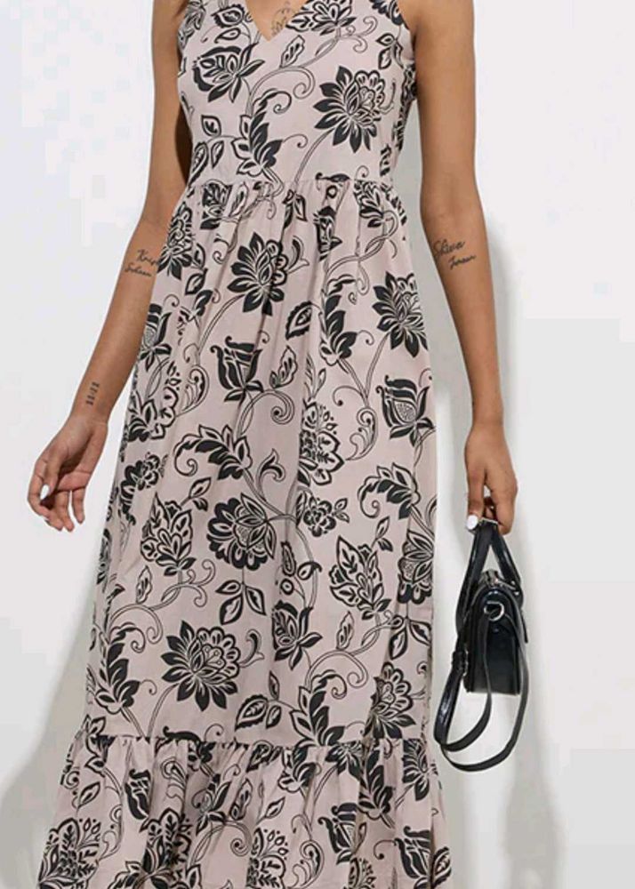 Floral Print Midi Dress