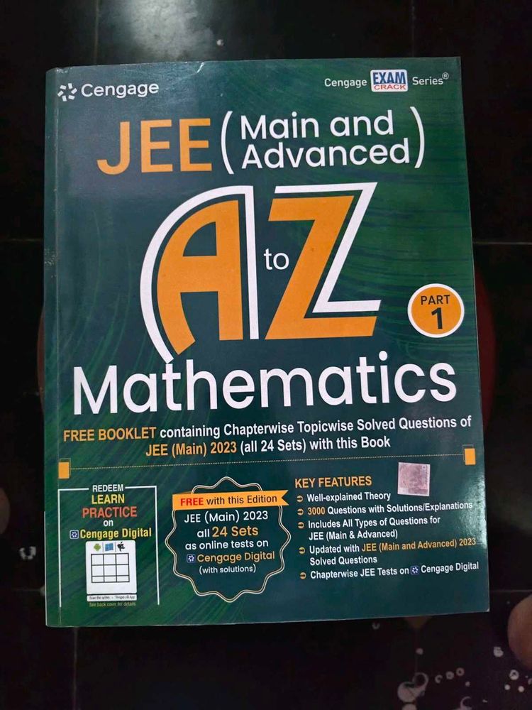 JEE Main and Advanced Mathematics A-Z Part 1