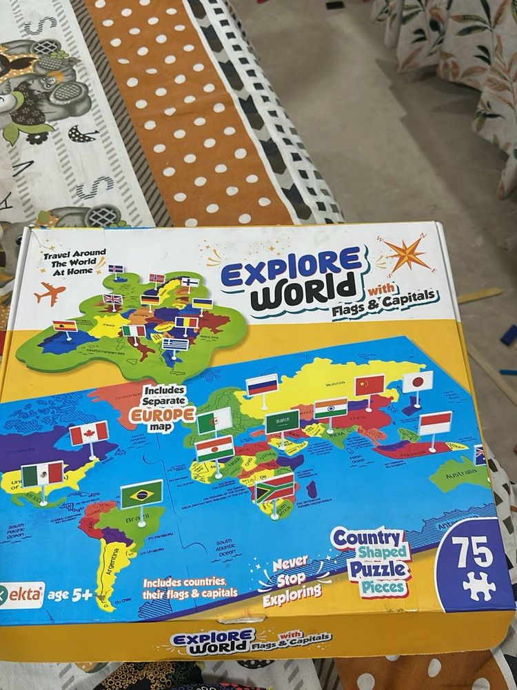 Explore World Puzzle - 75 Pieces