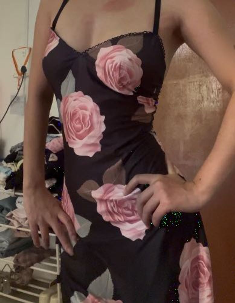 Floral Print Slip Dress
