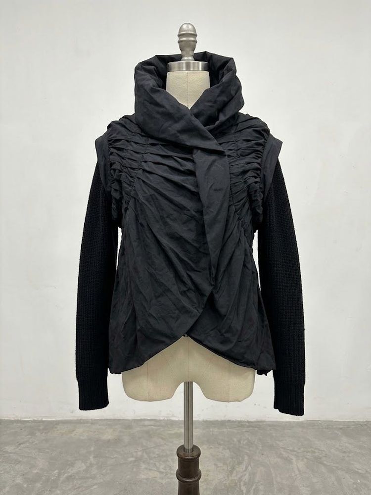Black Ruched Jacket