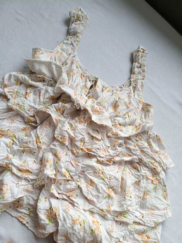 Tiered Floral Cami Top