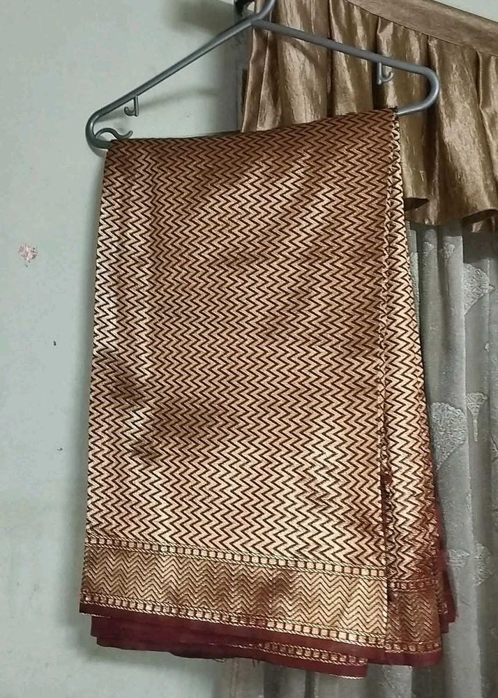 Elegant banarasi saree with blouse