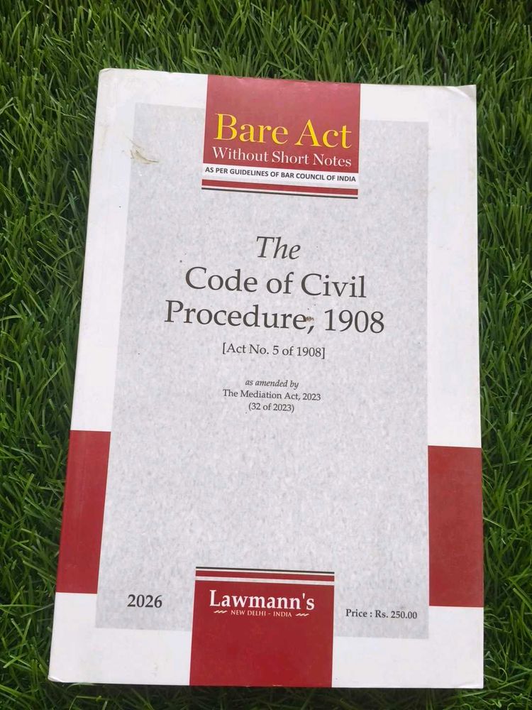 Bare Act: Code of Civil Procedure, 1908