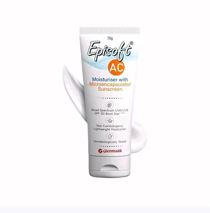 episoft Ac moisturizer with microencapsulated Suns