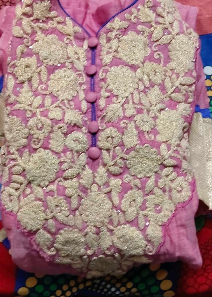 Embroidery Kurta With Dupatta