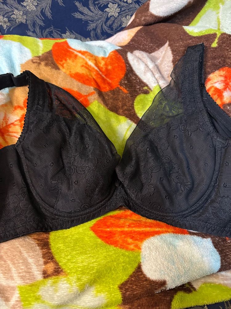 Elegant Black Lace Bra