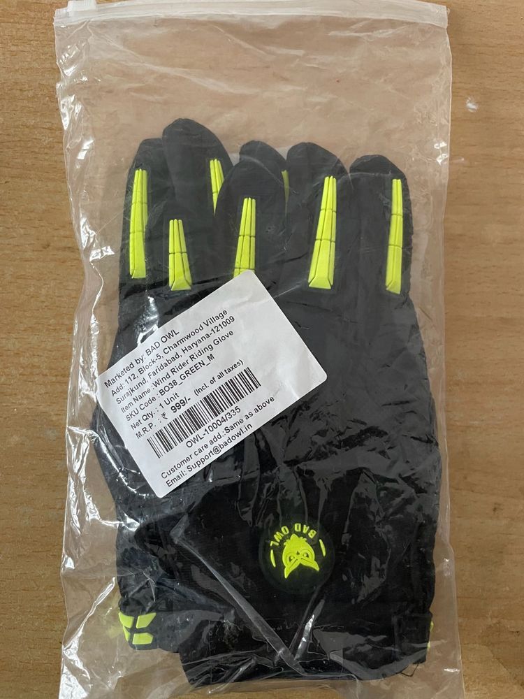BAD OWL Wind Rider Riding Gloves