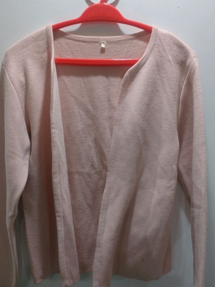 NUDE TAN SHRUG (WOOLEN)
