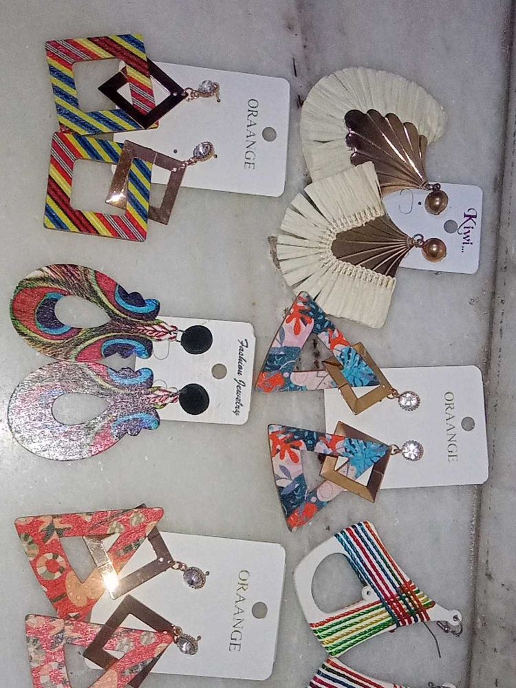 all in 250rs Assorted Dangle Earrings Set