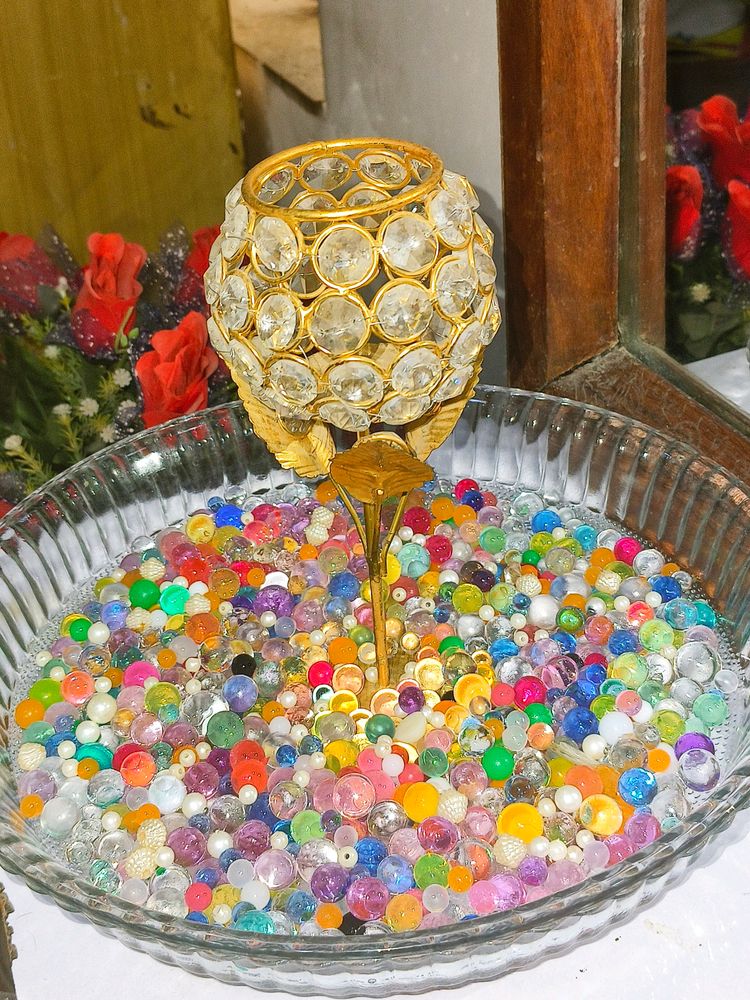 Big Glass Serving Plate