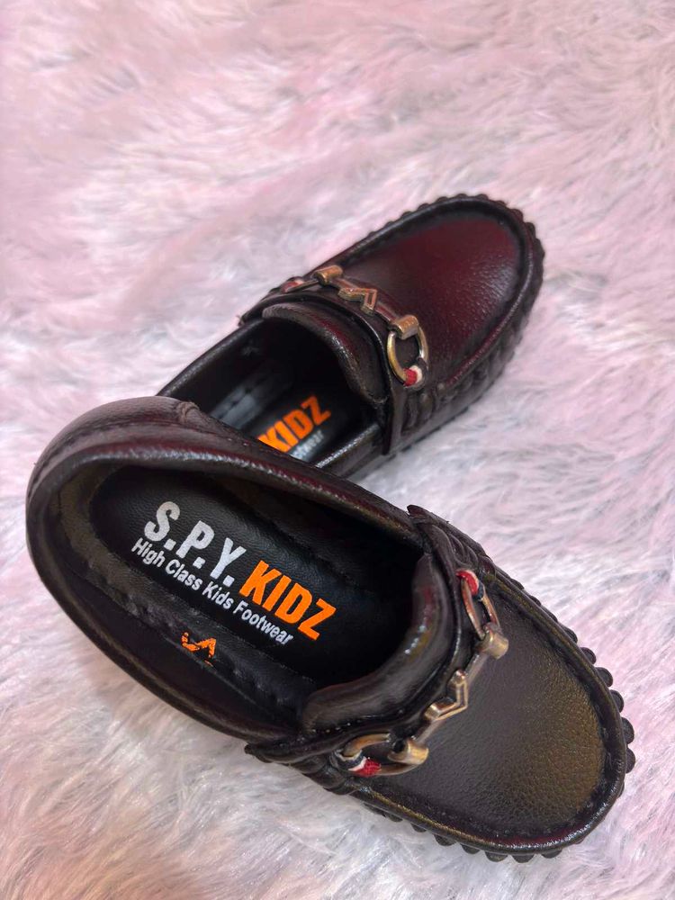 Stylish Black Loafers for Kids