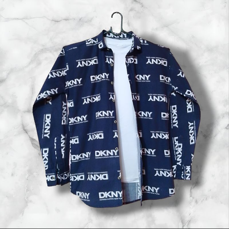 Navy Typography Shirt - Cool Style For Summer