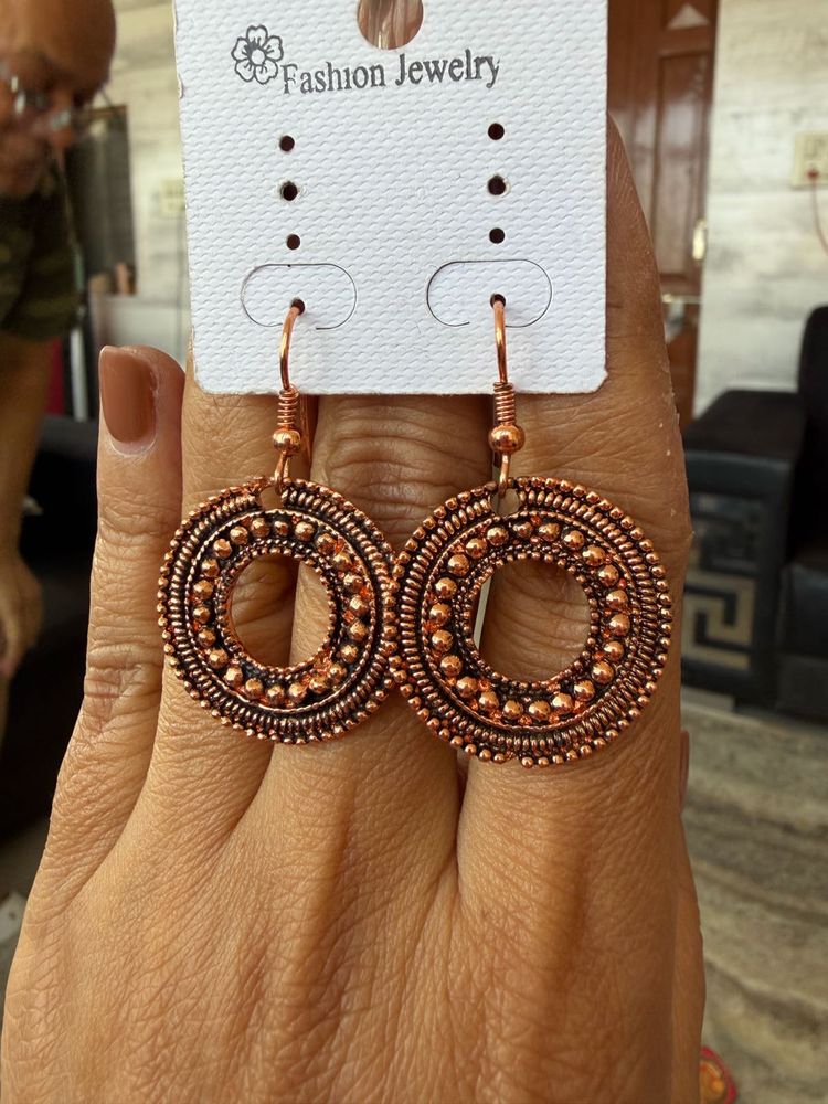 Boho Tribal Hoop Earrings