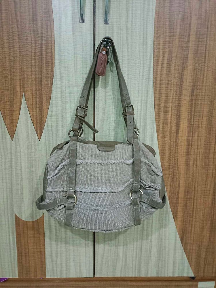 Stylish Grey Hobo Bag