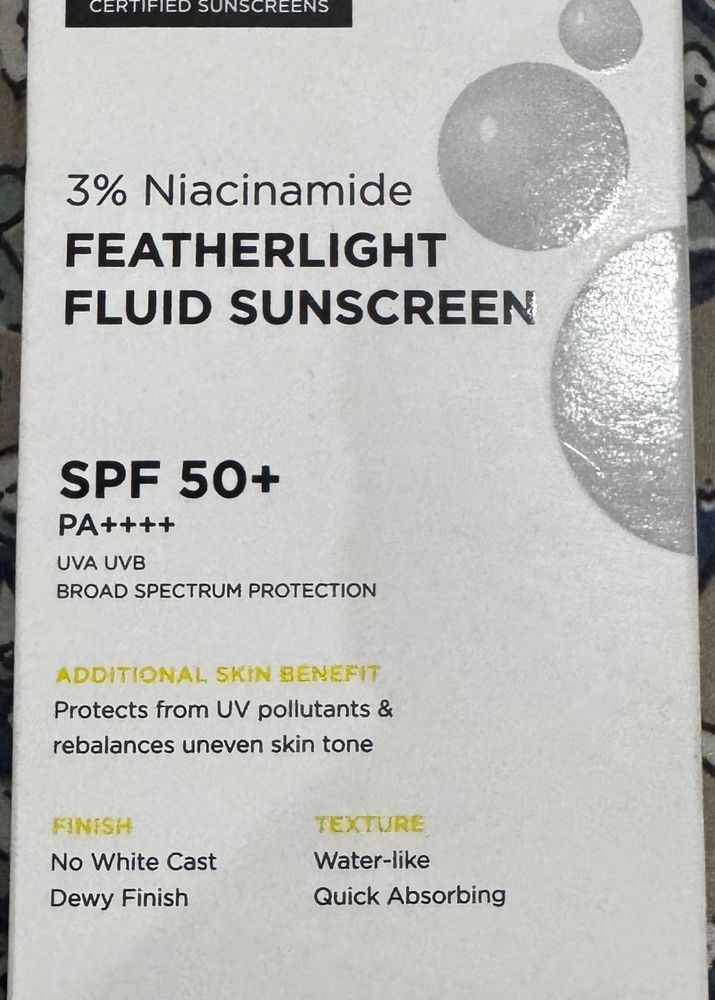 Featherlight Fluid Sunscreen SPF 50+