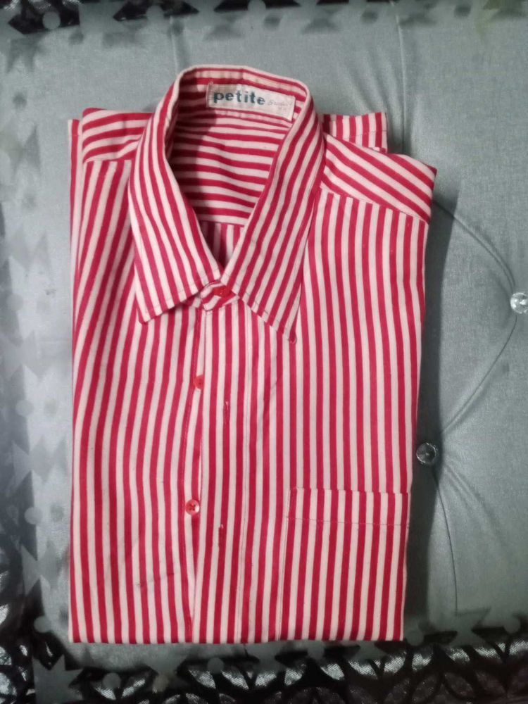 Striped Petite Shirt