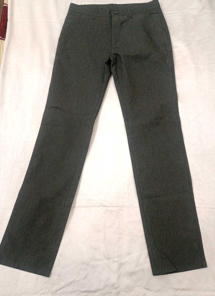 Men's Grey Casual Pants