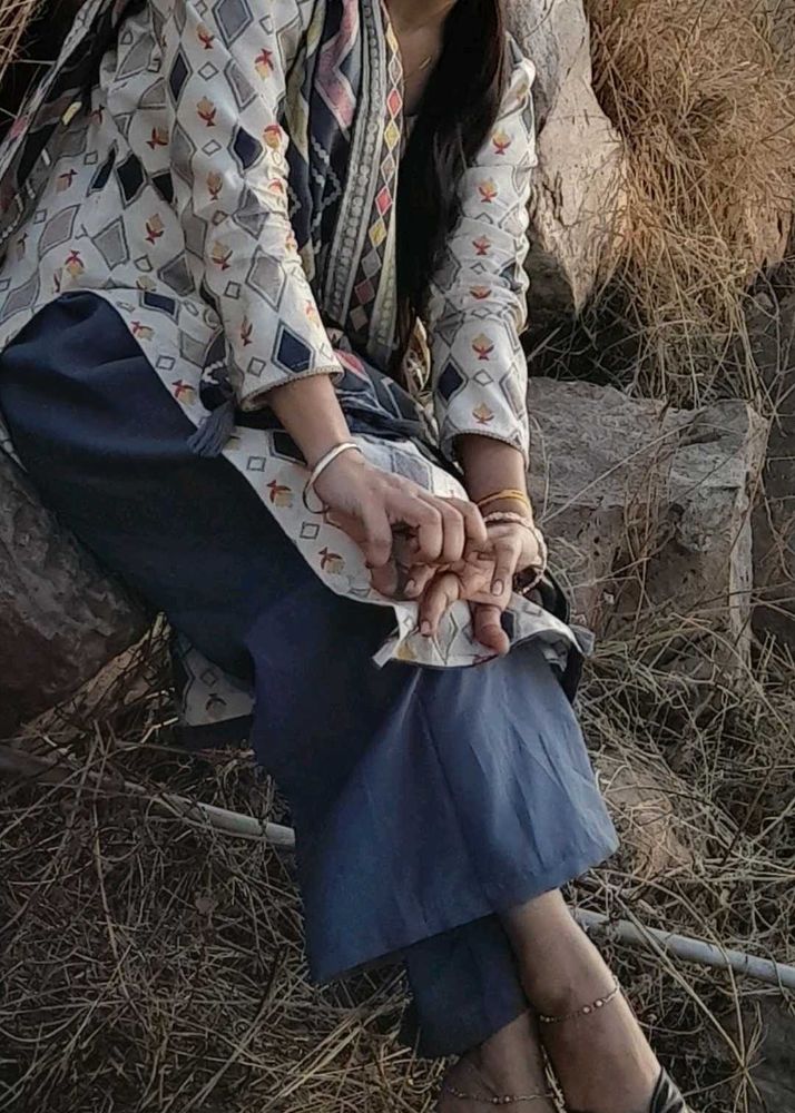 Printed Kurta Set