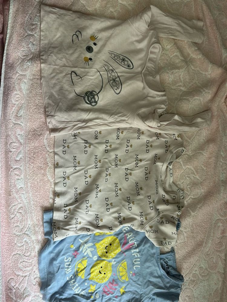 Cute Baby Girl Tops Bundle