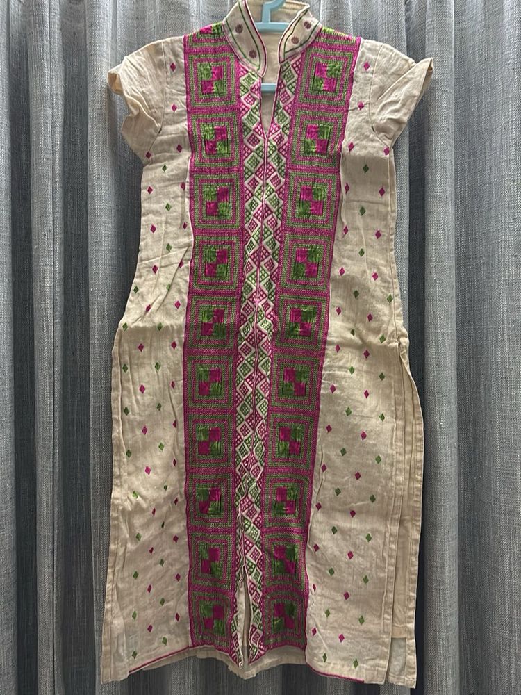 Fulkari Embroidered Kurta