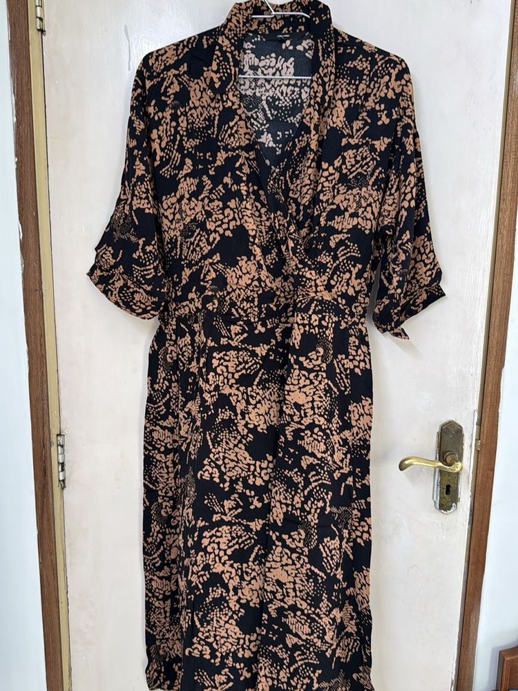 Stylish Printed Midi Dress
