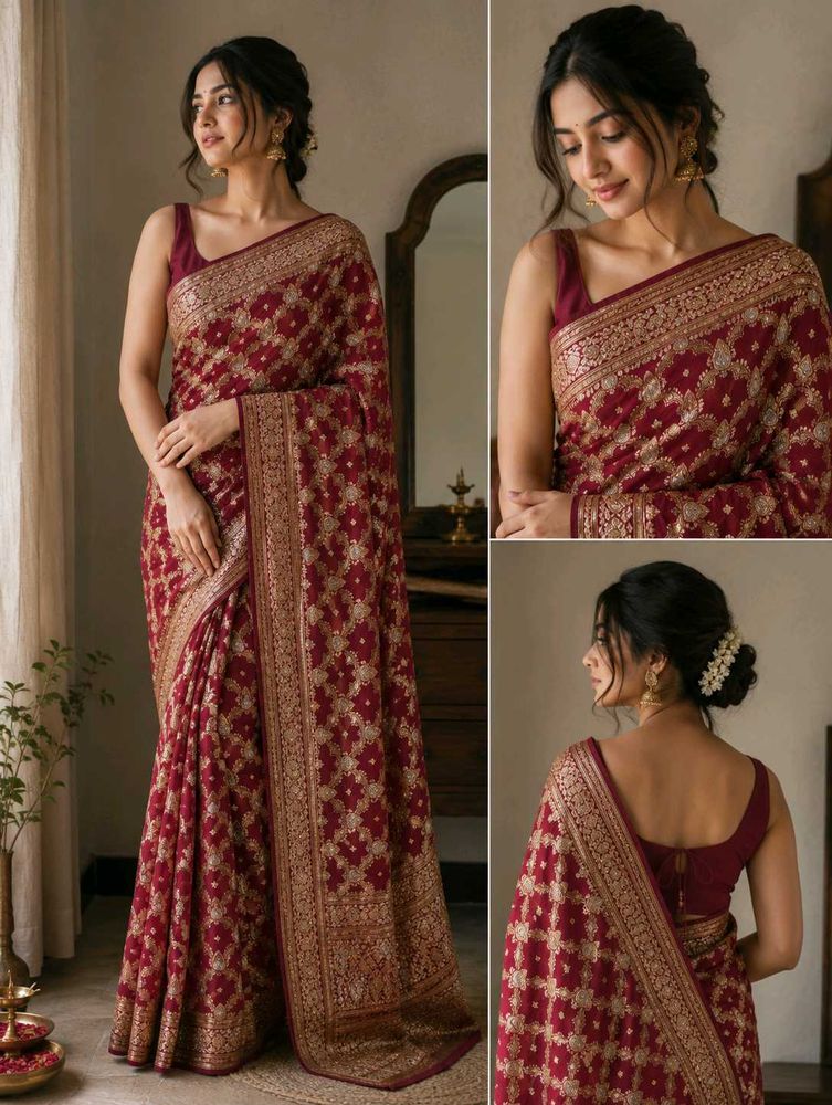 (y2k )wedding wear saree