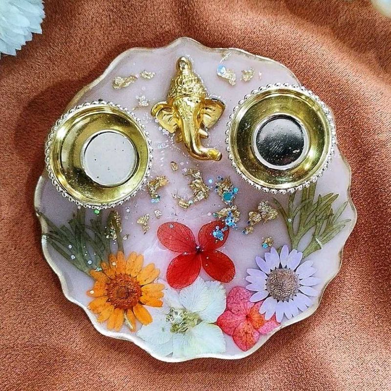 Ganesha Pooja thaali plate