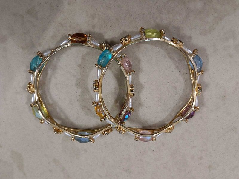 Designer Beaded Bangles Set