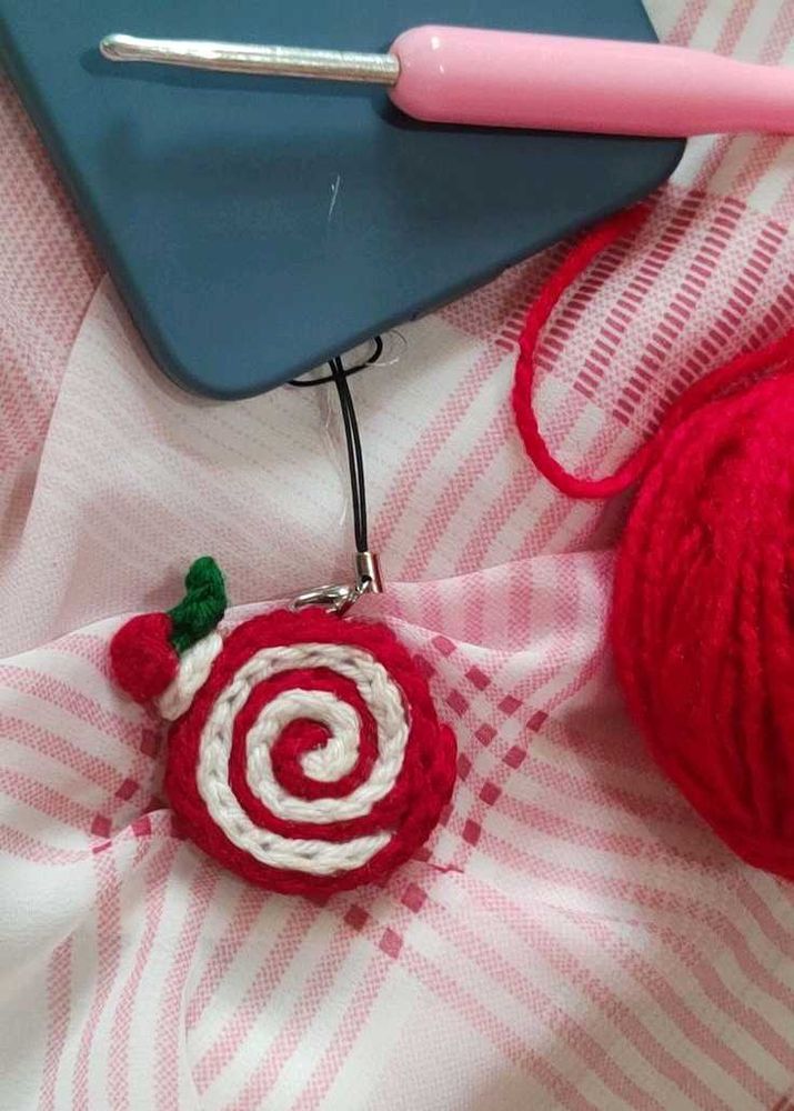 Handmade Crocheted Candy Charm 🧿