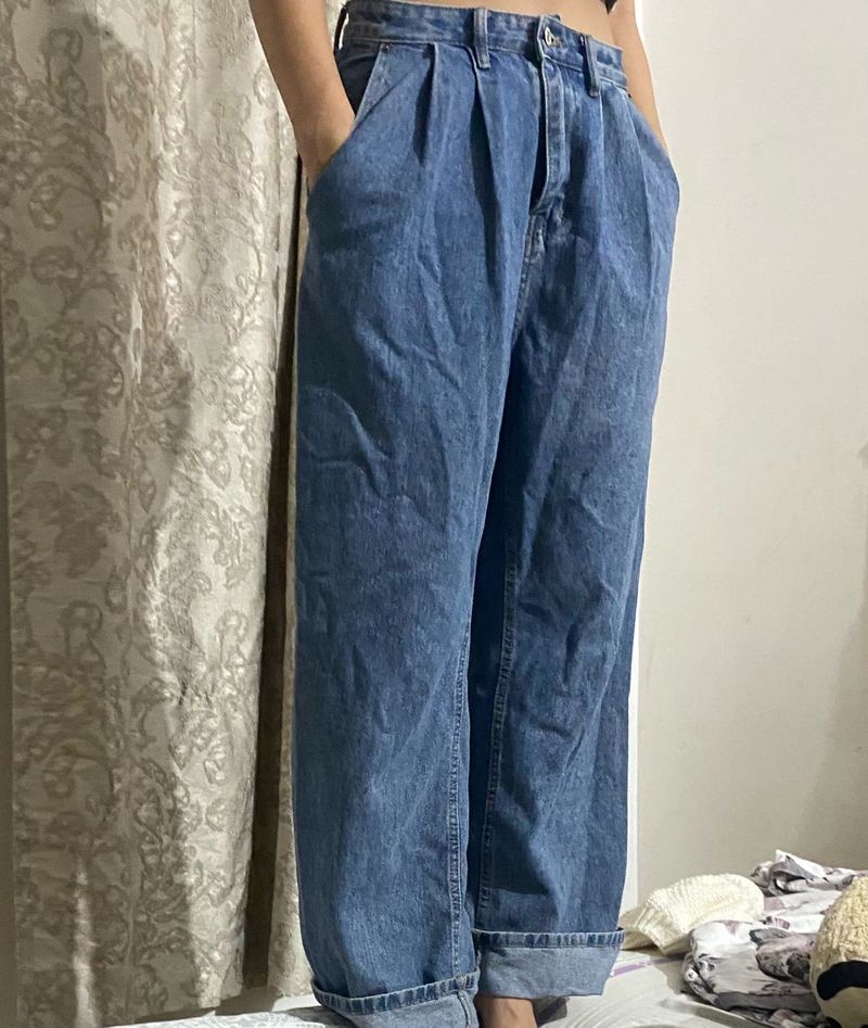 baggy Blue Denim Jeans