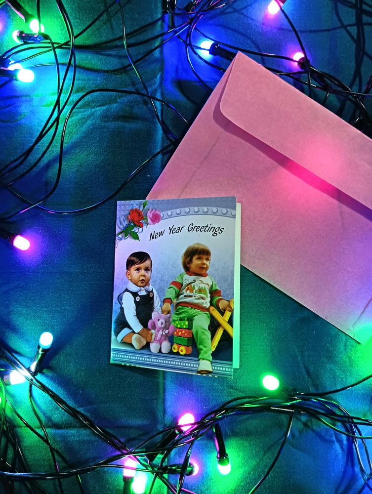 NEW YEAR GREETING CARD With Cover #newyear Happy New Year
