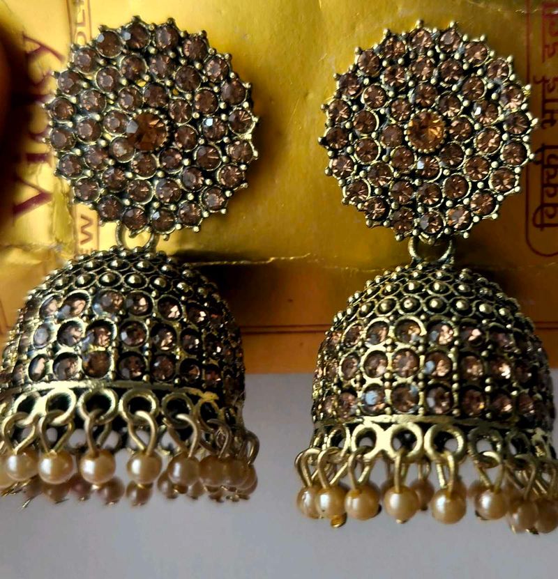 Ethnic Jhumka Earrings