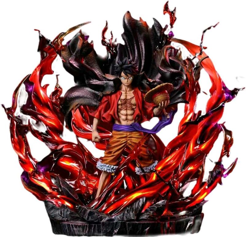 Luffy Action Figure Effect Pedestal Garage Kit